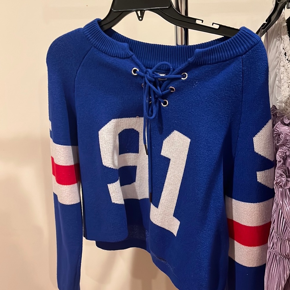 Blue sweater